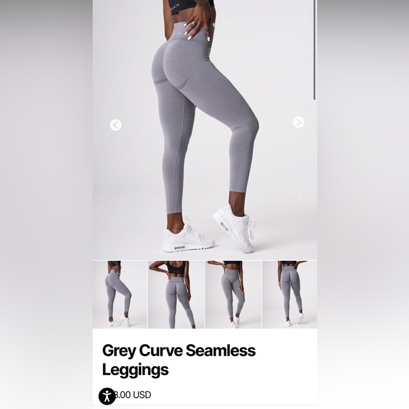 NVGTN Pants - NVGTN Gray Active Leggings